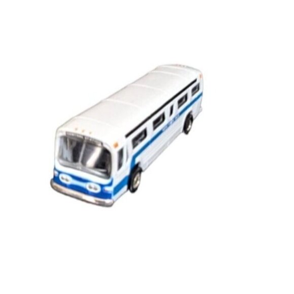 Vintage Diecast "Central Station" Bus Model Toy New York bus  Roll back  6" - Picture 4 of 6